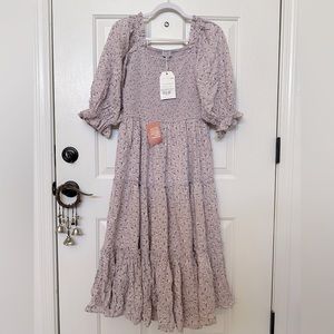 Ivy City Madeleine Dress in Purple Size Medium